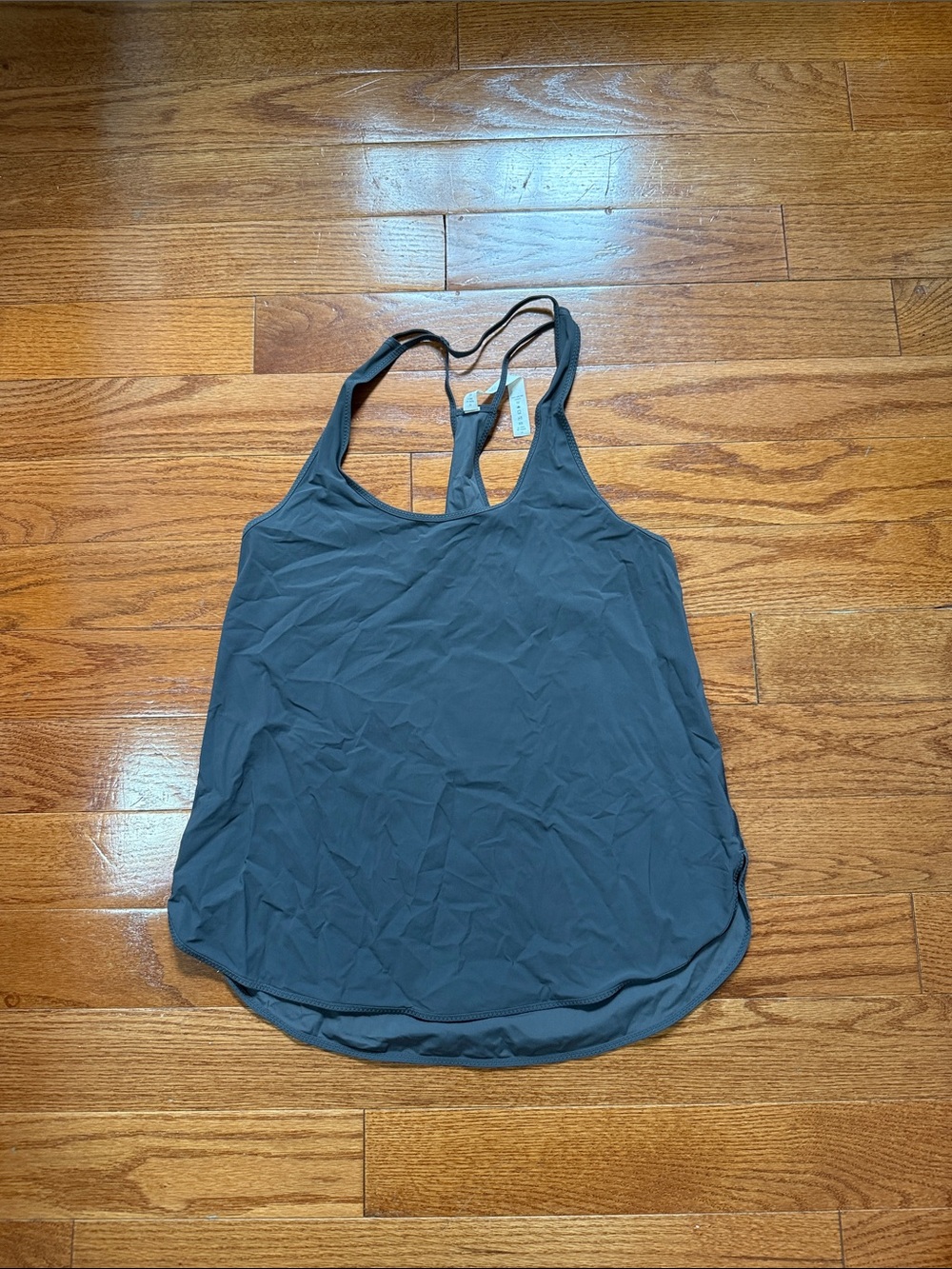 lululemon athletica Slate Gray Strappy Racerback Tank